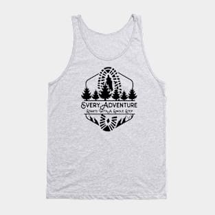 Every Adventure Starts With A Single Step Tank Top